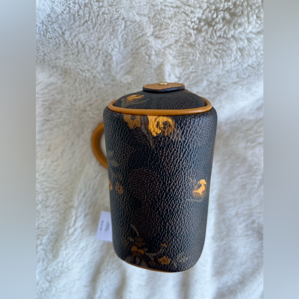 NWT Coach Mini Rowan Bag Charm with Signature Floral Print - Picture 8 of 11